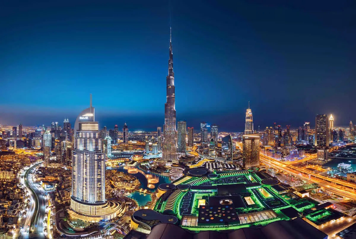 Downtown Dubai Burj Khalifa skyline
