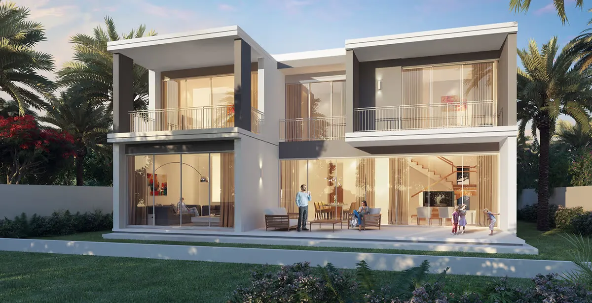 Family villa in Dubai Hills Estate Sidra cluster with garden and children
