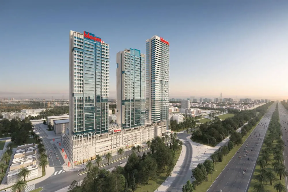 Bloom Towers retail and residential complex JVC