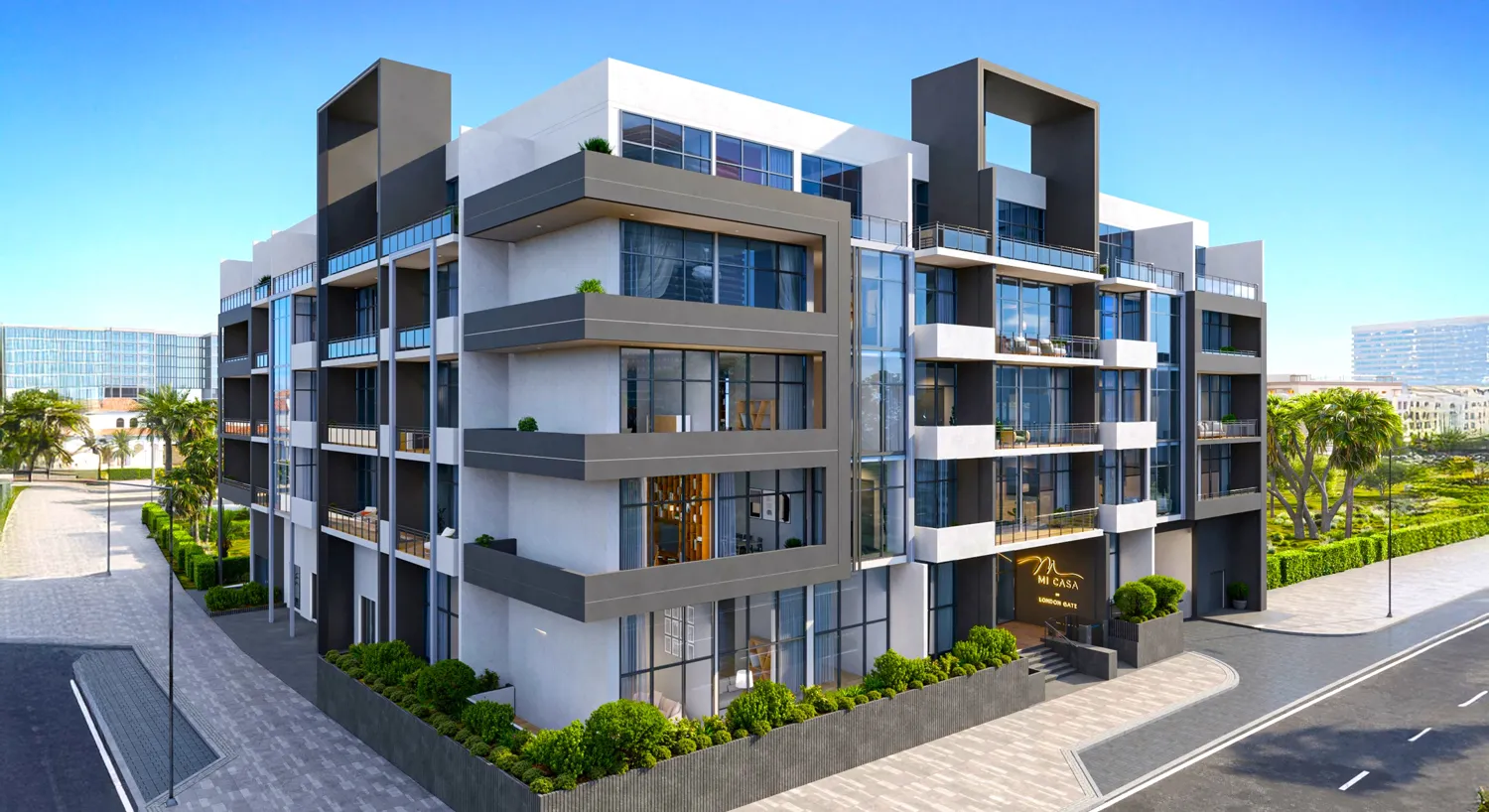 Boutique low-rise apartment building Mi Casa by London Gate in JVC