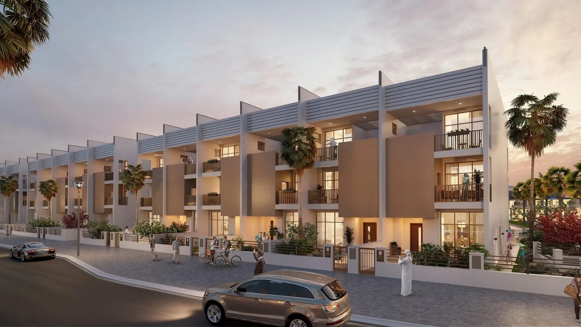 Somerset Mews townhouses in JVC by Ellington Properties