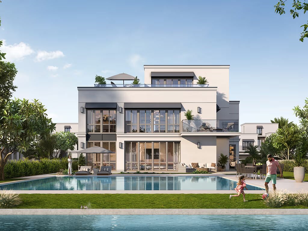 The Oasis estate villa with double-height living
